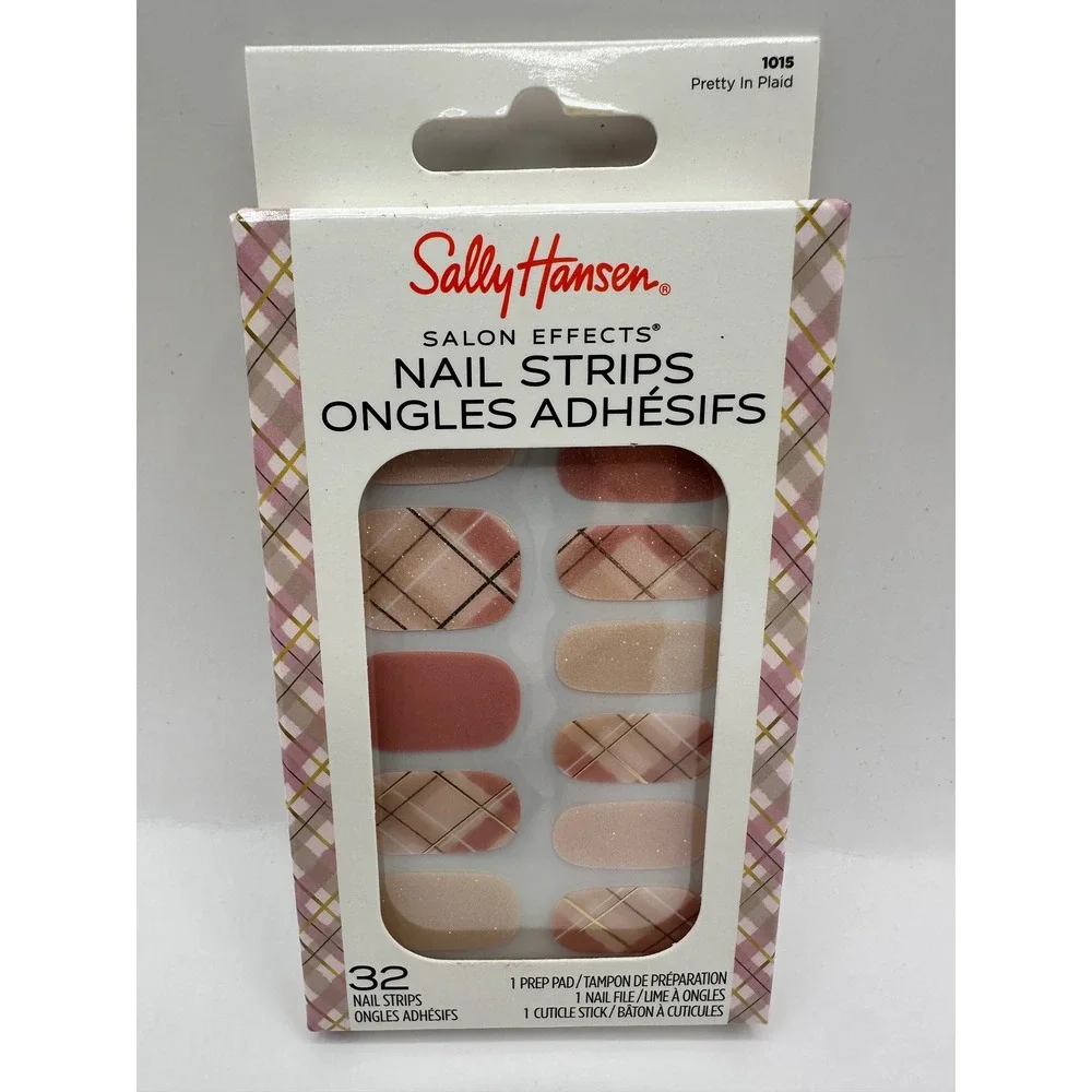 Sally Hansen Salon Effects Nail‎ Polish Strips Variety Bundle 5 Sets 32 Strips